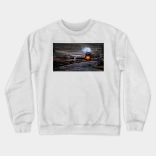 "The Duchess of Sutherland" on the Settle to Carlisle Railway Crewneck Sweatshirt